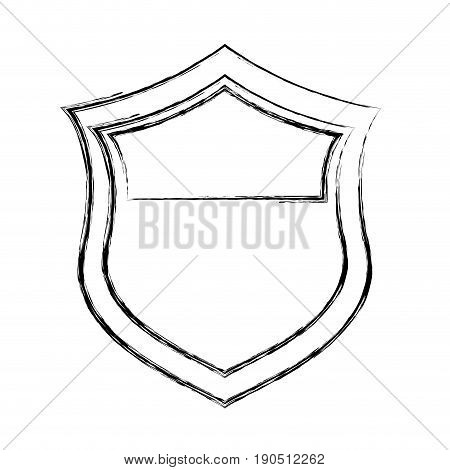 Shield security symbol icon vector illustration graphic design