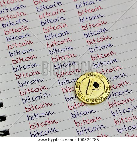 Gold Peercoin Coin