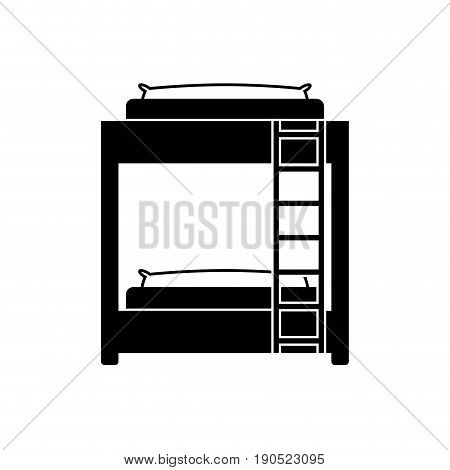 Bed room symbol icon vector illustration graphic design