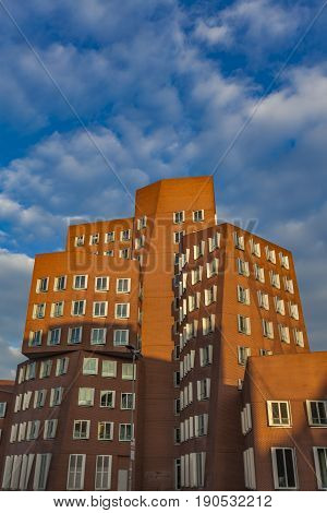 Gehry Buildings Of Dusseldorf Harbor