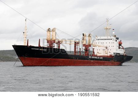 Murmansk, Russia - May 25, 2010: Steamship ship 