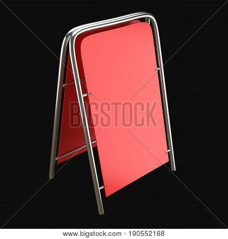 Sales Point Stand 3D Illustration