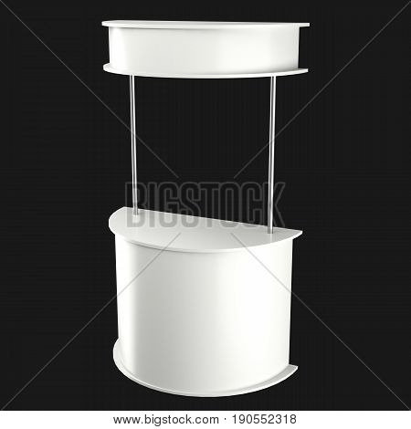 Sales Point Stand 3D Illustration