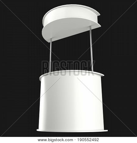 Sales Point Stand 3D Illustration