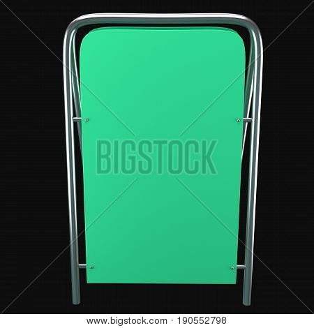 Sales Point Stand 3D Illustration