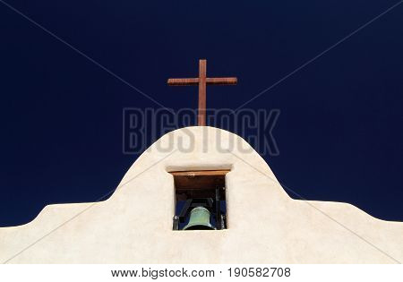 Historic Mission San Agustin de Isleta Belfry, Isleta Pueblo, New Mexico