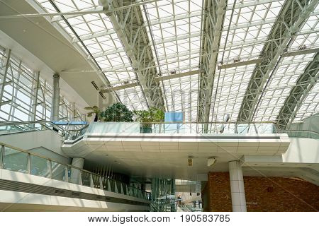 INCHEON, SOUTH KOREA - CIRCA MAY, 2017: inside Incheon International Airport.