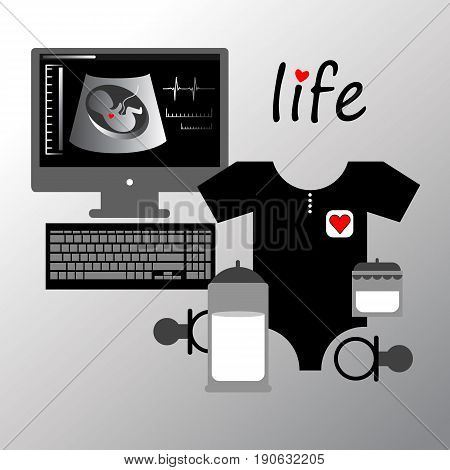 baby child doctor health illustration medical medicine
