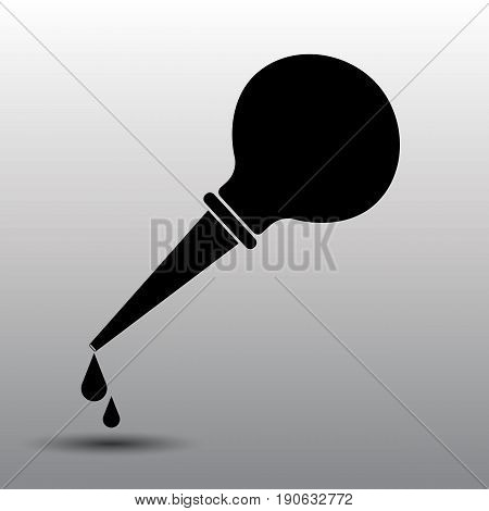 Medical clyster icon. enema health icon sign treatment vector clyster