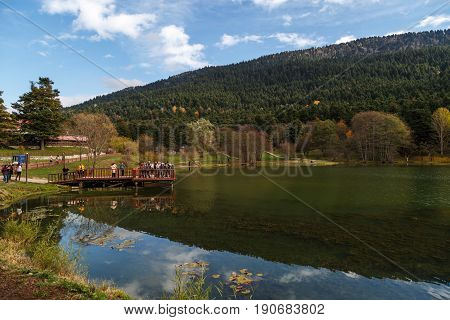 Pier In Golcuk National Park