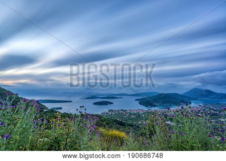 Sunrise in Lefkas island Greece