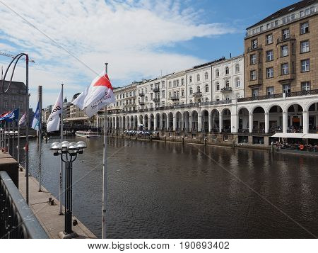 Kleine Alster In Hamburg