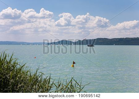 The Lake Balaton at Balatonfured in Hungary