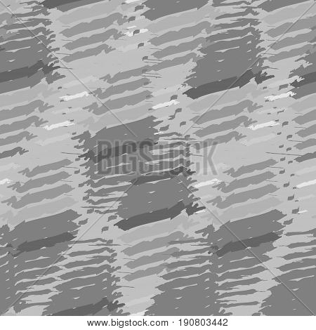 Vector seamless pattern. Modern stylish texture. Geometric striped ornament. Monochrome polylines background.