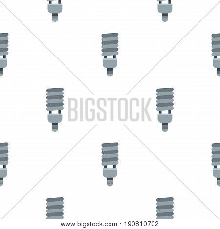 CFL light pattern seamless background in flat style repeat vector illustration