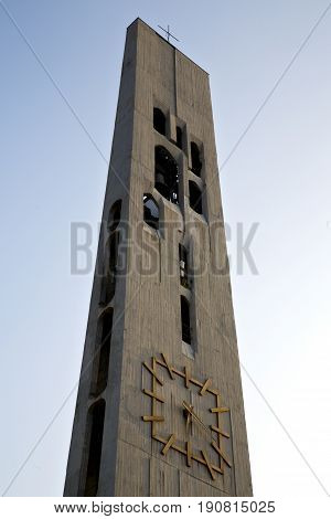 Cislago Old Abstract    Italy   The L  And   Bell Sunny Day