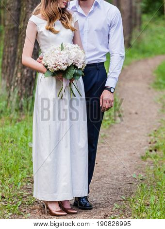 wedding in the forest