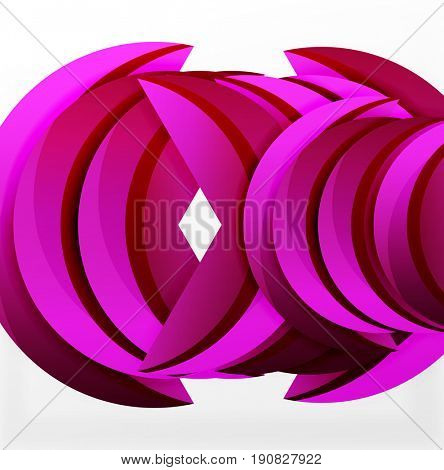 3D wave lines design. Dynamic effect abstract Illustration, modern pattern template