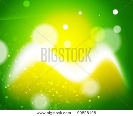 Shiny wave, magic light efffect abstract background