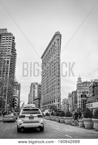 Flatiron Building At Nyc