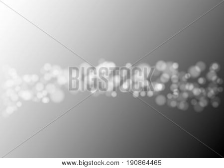 abstract light bokeh with grey background. vector