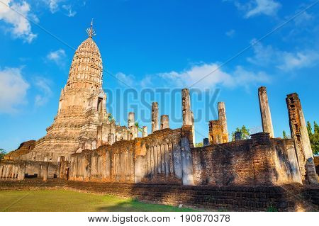 Wat Phra Si Rattana Mahathat - Chaliang at Si Satchanalai Historical Park, a UNESCO World Heritage Site in Sukhothai, Thailand