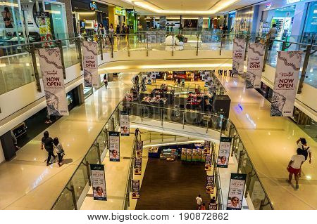Kota Kinabalu,Sabah-May 29,2017:View of Imago the shopping centre KK Times Square is one of Kota Kinabalu largest shopping centres at Kota Kinabalu,Sabah,Borneo,Malaysia.