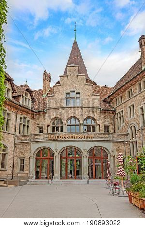 Swiss National Museum (landesmuseum) In Zurich, Switzerland