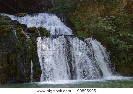 Lison river source (Source du Lison). It is certainly a resurgence