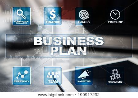 Business plan and strategy concept. Business concept.