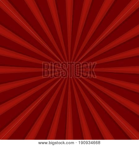 Red Comics Radial Speed Lines graphic effects. Vector illustration