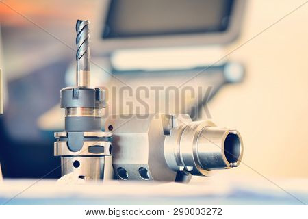 Cutter, Mill And Soldering Equipment For Metal Processing On Cnc Milling Machines