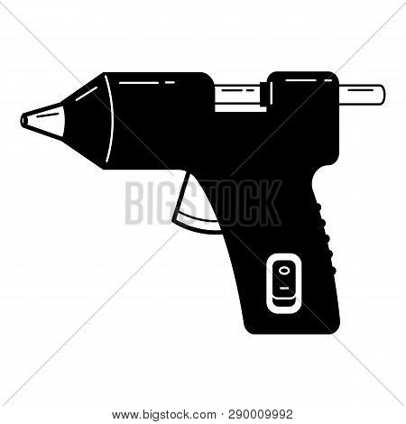 Glue Pistol Icon. Simple Illustration Of Glue Pistol Vector Icon For Web Design Isolated On White Ba