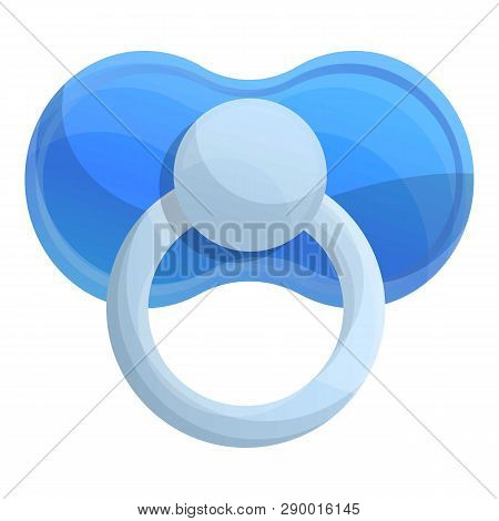 Baby Pacifier Icon. Cartoon Of Baby Pacifier Vector Icon For Web Design Isolated On White Background