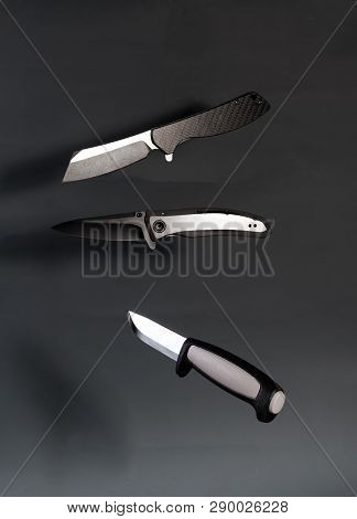 Variety Knife. A Variety Of Knives. Different Types Of Knives.