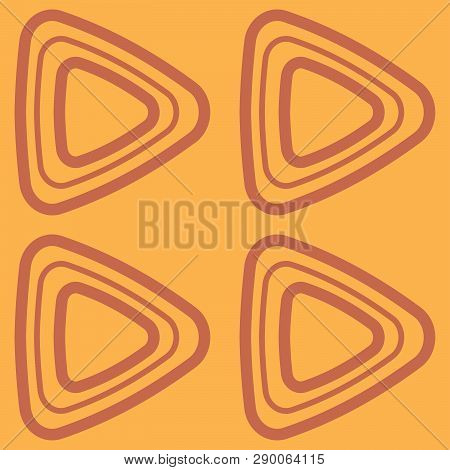 Seamless Triangle Pattern. Vector Background. Geometric Abstract Texture