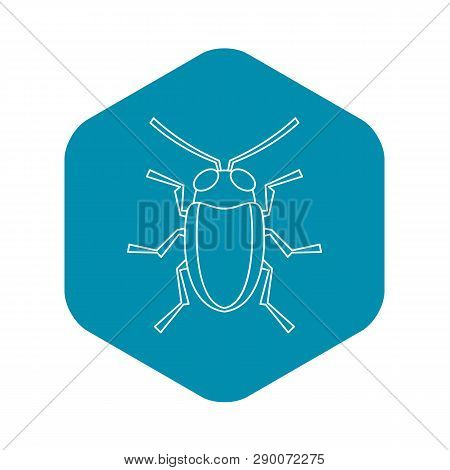 Cereal Leaf Beetle Icon. Outline Illustration Of Cereal Leaf Beetle Vector Icon For Web