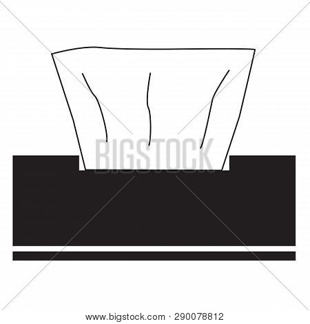 Napkins Icon On White Background. Flat Style. Napkins Icon For Your Web Site Design, Logo, App, Ui. 