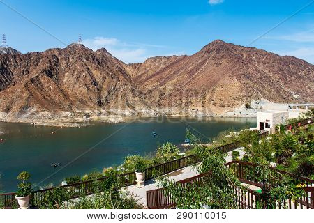 Al Rafisah Dam In City Of Khor Fakkan In The United Arab Emirates