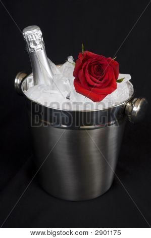 Iced Champagne med Rose