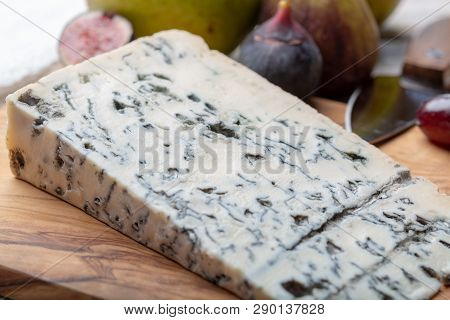 Gorgonzola Picant Italian Blue Cheese, Made From Unskimmed Cow's Milk In North Of Italy