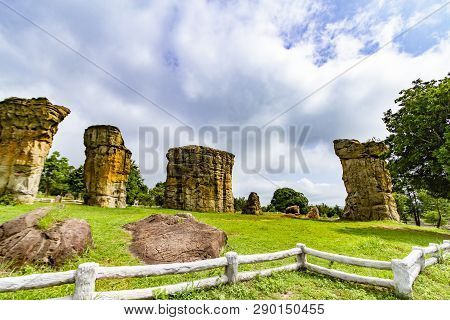 Mor Hin Khaow, Chaiyaphum Province Or The Stonehenge Of Thailand