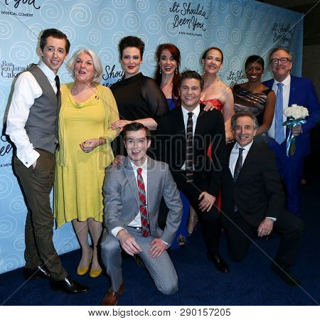 NEW YORK-APR 14: The cast attends the Broadway opening night after party for 'It Shoulda Been You' at The Edison Ballroom on April 14, 2015 in New York City.