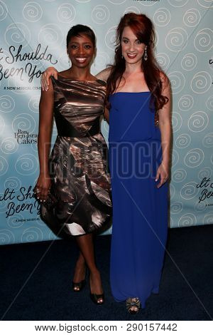 NEW YORK-APR 14: Actors Montego Glover (L) and Sierra Boggess attend the Broadway opening night for 'It Shoulda Been You' at The Edison Ballroom on April 14, 2015 in New York City.