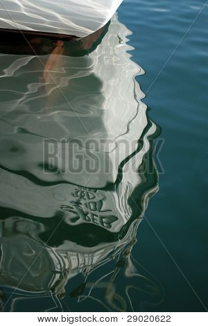 船头船反射