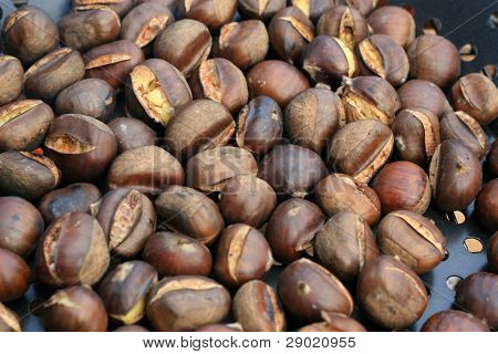 Castagne arrosto (dettaglio)