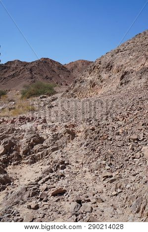 Wadi Shahamon Near Eilat In Southern Israel