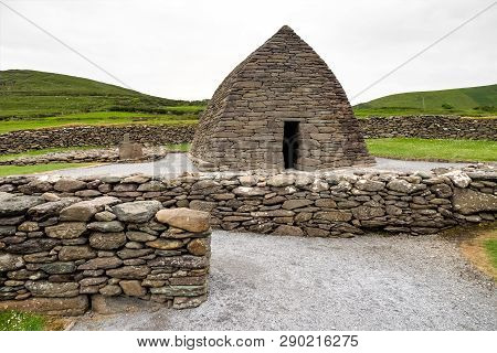 Gallarus Oratory In The Dingle Peninsula, County Kerry In Ireland