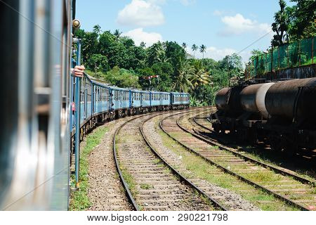 Ella To Kandy Among Tea Plantations In Highlands Of Sri Lank