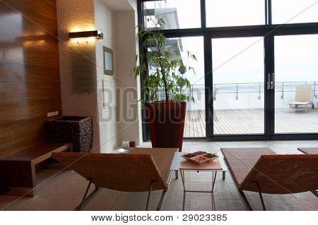 Modern spa ve sağlıklı yaşam alanı